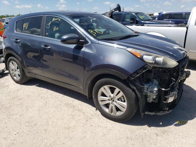 KNDPM3AC4H7282059 - 2017 KIA SPORTAGE LX BLUE photo 4