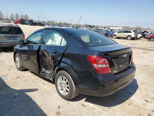 1G1JD5SB4K4107805 - 2019 CHEVROLET SONIC LT BLACK photo 2