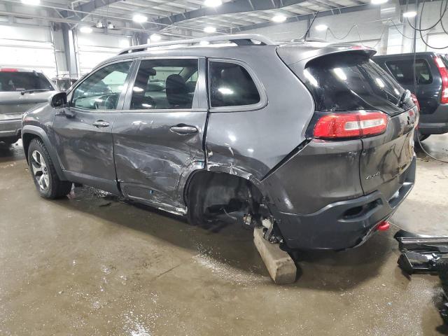 1C4PJMBS6FW786085 - 2015 JEEP CHEROKEE TRAILHAWK GRAY photo 2
