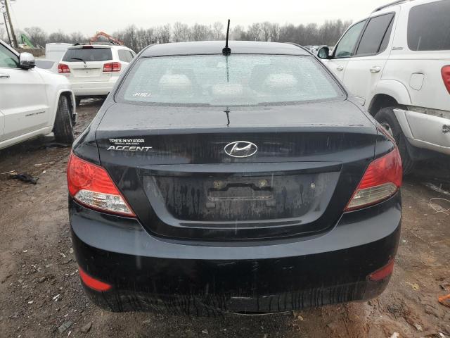 KMHCT4AE7CU264346 - 2012 HYUNDAI ACCENT GLS BLACK photo 6