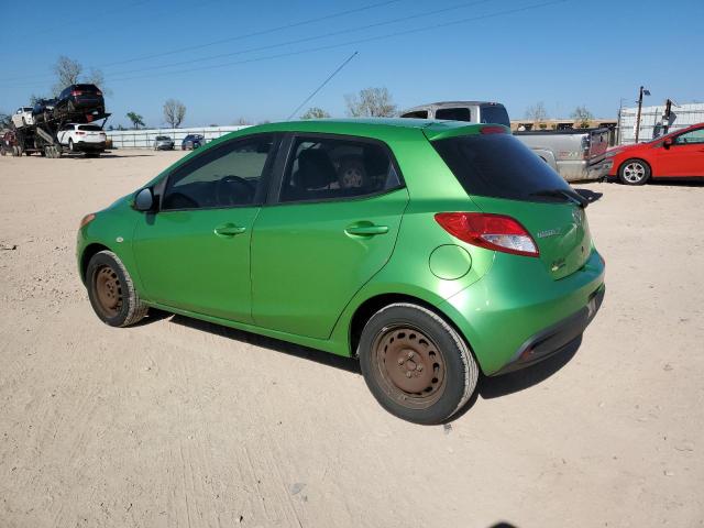 JM1DE1HY4B0126674 - 2011 MAZDA MAZDA2 GREEN photo 2