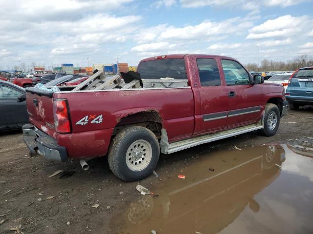 2GCEK19T841235078 - 2004 CHEVROLET SILVERADO K1500 BURGUNDY photo 3