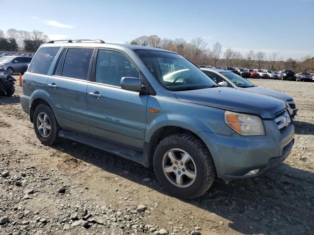 5FNYF18767B032746 - 2007 HONDA PILOT EXL BLUE photo 4