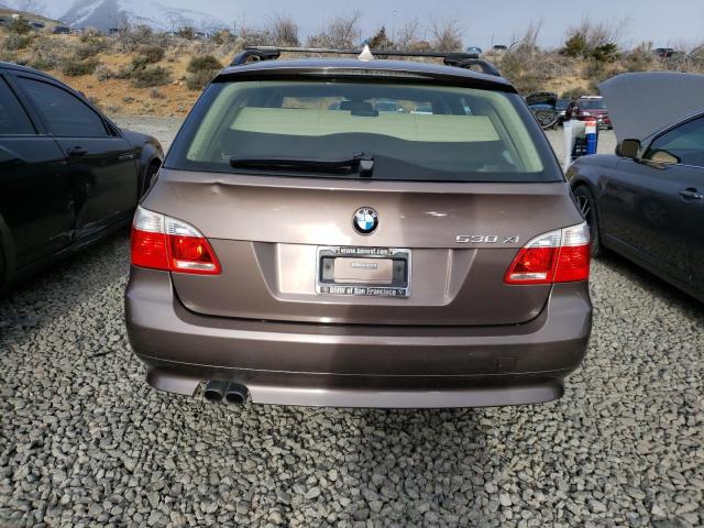 WBANN73556CN03289 - 2006 BMW 530 XIT BROWN photo 6