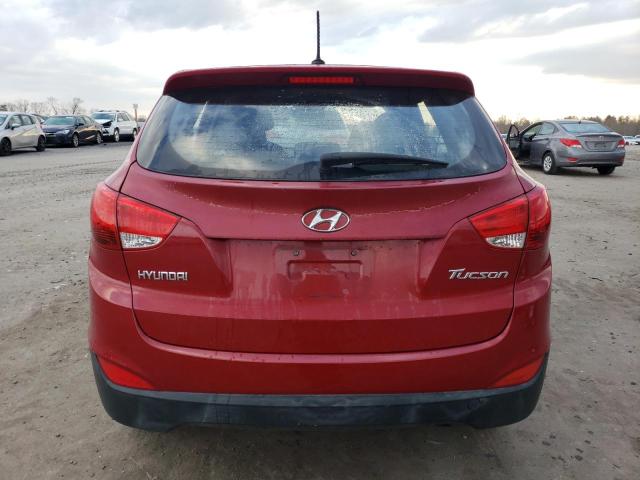 KM8JT3AC6AU095434 - 2010 HYUNDAI TUCSON GLS RED photo 6