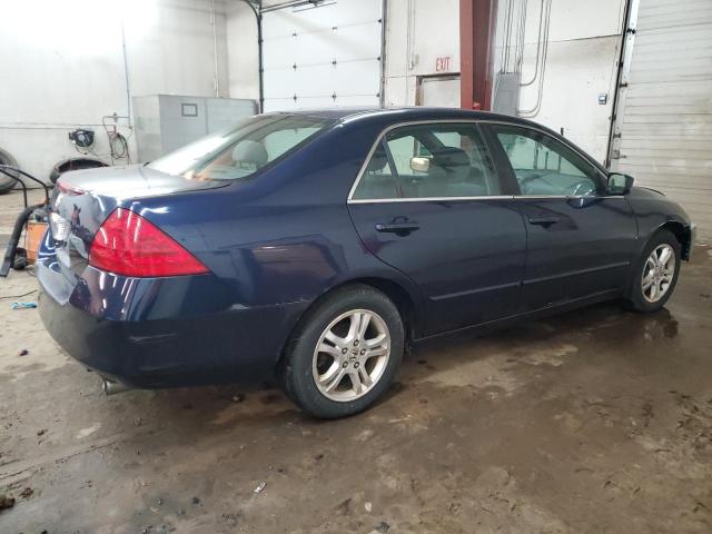 1HGCM56316A135198 - 2006 HONDA ACCORD SE BLUE photo 3