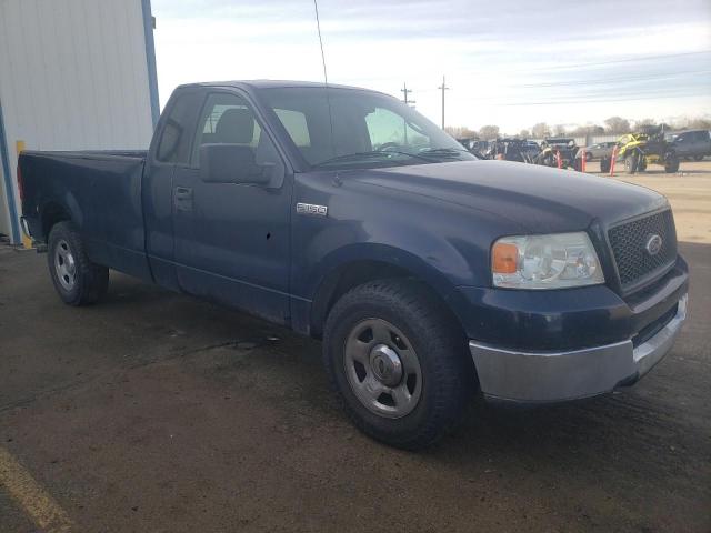 1FTRF12W85NA63015 - 2005 FORD F150 BLUE photo 4