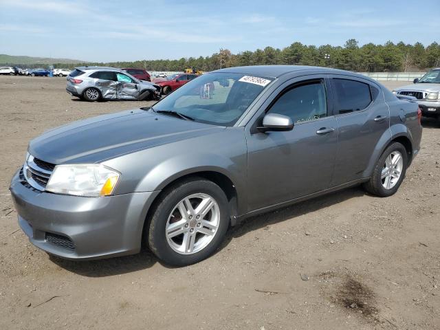 1C3CDZCB0CN196200 - 2012 DODGE AVENGER SXT GRAY photo 1