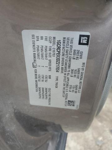 1GCRCPEX3DZ217654 - 2013 CHEVROLET SILVERADO C1500 BROWN photo 12