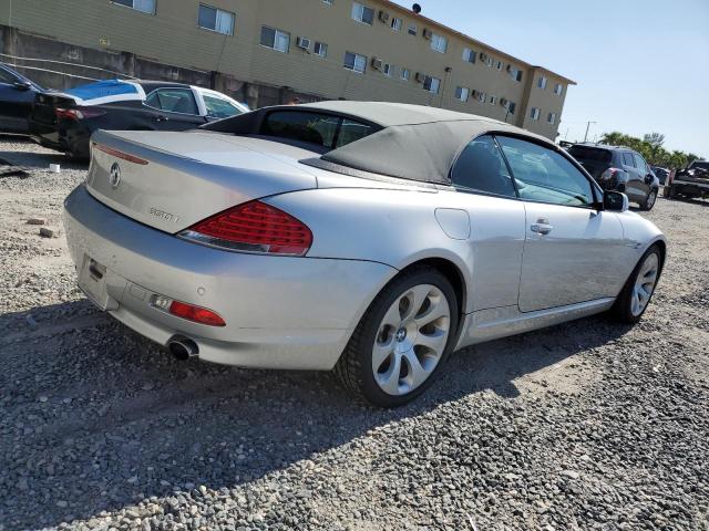 WBAEK13537CN83540 - 2007 BMW 650 I SILVER photo 3