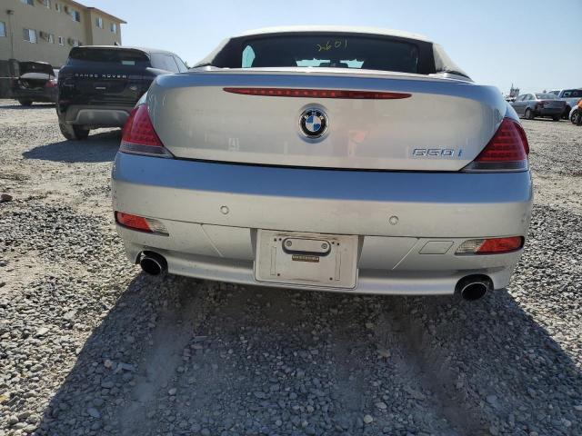 WBAEK13537CN83540 - 2007 BMW 650 I SILVER photo 6