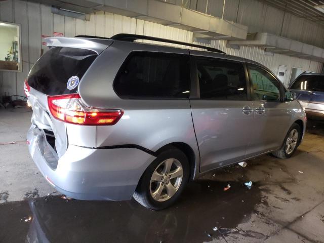 5TDKK3DCXGS740607 - 2016 TOYOTA SIENNA LE SILVER photo 3