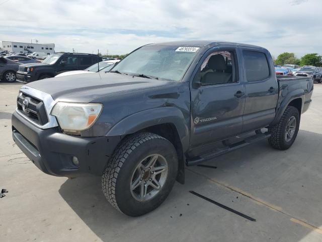 5TFJU4GN9DX045159 - 2013 TOYOTA TACOMA DOUBLE CAB PRERUNNER GRAY photo 1