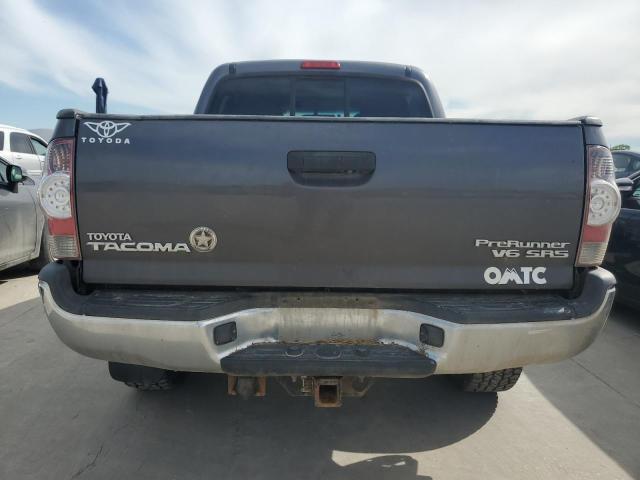 5TFJU4GN9DX045159 - 2013 TOYOTA TACOMA DOUBLE CAB PRERUNNER GRAY photo 6