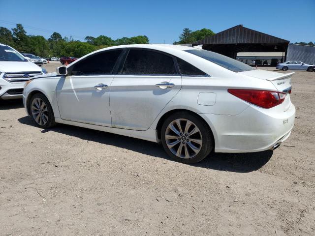 5NPEC4AC6DH545724 - 2013 HYUNDAI SONATA SE WHITE photo 2