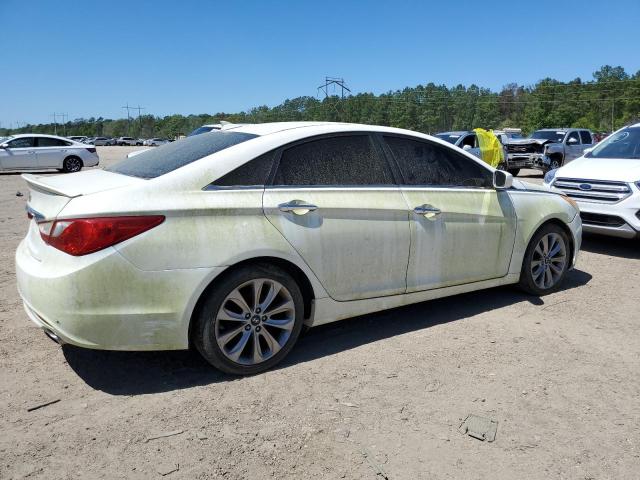 5NPEC4AC6DH545724 - 2013 HYUNDAI SONATA SE WHITE photo 3