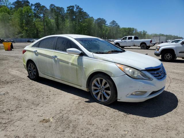 5NPEC4AC6DH545724 - 2013 HYUNDAI SONATA SE WHITE photo 4