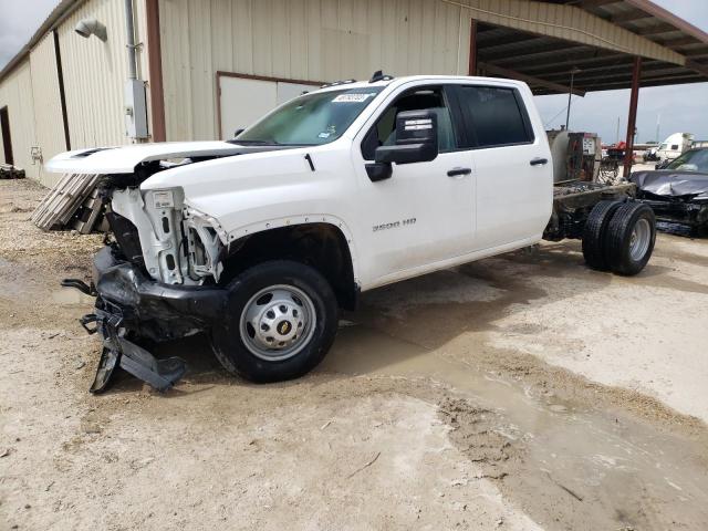 1GB4WRE70NF208981 - 2022 CHEVROLET SILVERADO C3500 WHITE photo 1