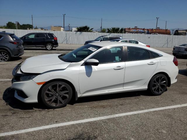 2HGFC2F86LH569589 - 2020 HONDA CIVIC SPORT WHITE photo 1