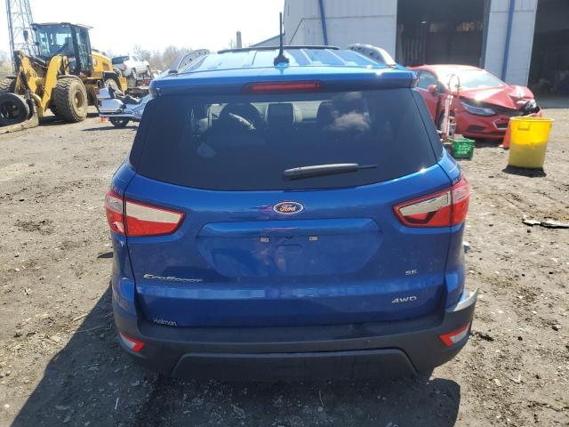 MAJ6S3GL8NC469273 - 2022 FORD ECOSPORT SE BLUE photo 6