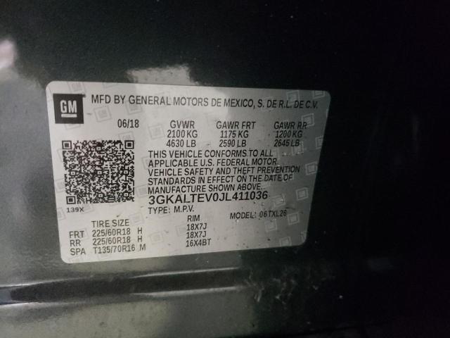 3GKALTEV0JL411036 - 2018 GMC TERRAIN SLE CHARCOAL photo 13