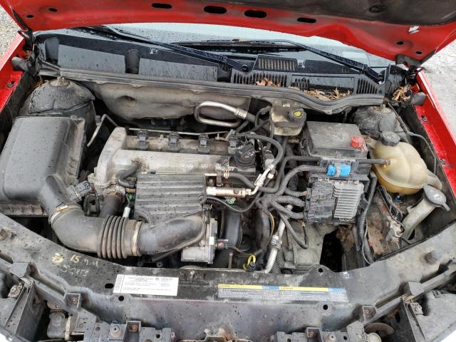 1G8AN15F27Z142715 - 2007 SATURN ION LEVEL 2 RED photo 11