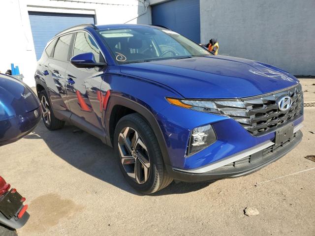 5NMJFCAE7NH066468 - 2022 HYUNDAI TUCSON SEL BLUE photo 4