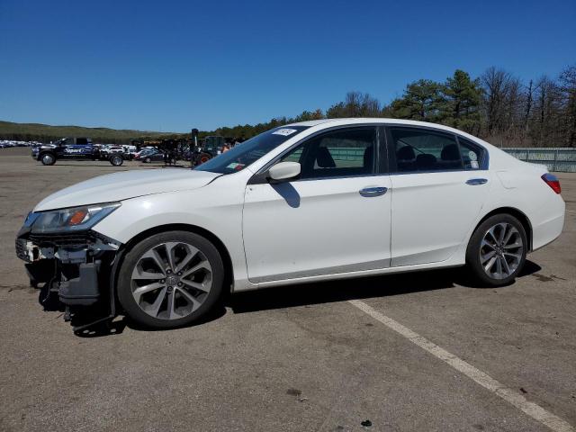 1HGCR2F58FA226812 - 2015 HONDA ACCORD SPORT WHITE photo 1