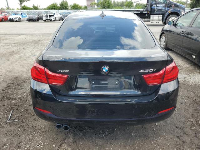 WBA4J3C5XJBG90501 - 2018 BMW 430XI GRAN COUPE BLACK photo 6