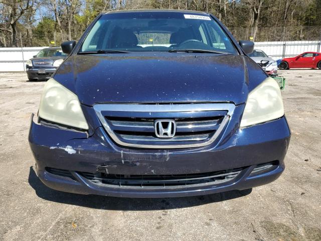 5FNRL38206B076656 - 2006 HONDA ODYSSEY LX BLUE photo 5