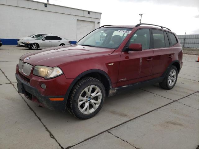 WBXPC93439WJ30666 - 2009 BMW X3 XDRIVE30I RED photo 1