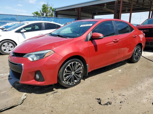 2T1BURHE9GC558205 - 2016 TOYOTA COROLLA L RED photo 1