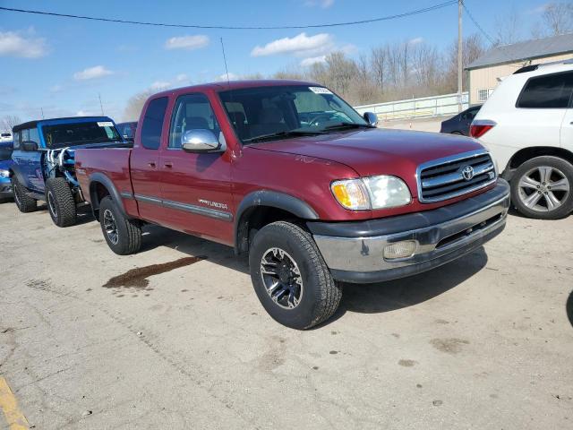 5TBBT4415YS078530 - 2000 TOYOTA TUNDRA ACCESS CAB RED photo 4