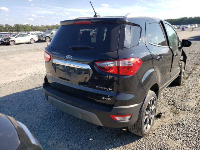 MAJ6P1WL0JC245383 - 2018 FORD ECOSPORT TITANIUM BLACK photo 4