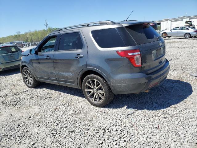 1FM5K7D89FGA38329 - 2015 FORD EXPLORER XLT GRAY photo 2