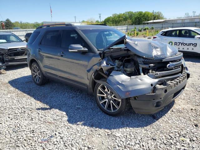 1FM5K7D89FGA38329 - 2015 FORD EXPLORER XLT GRAY photo 4