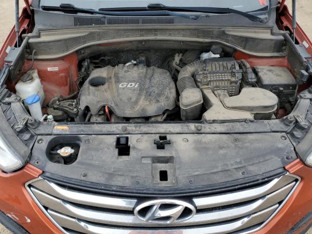 5XYZT3LB8DG027282 - 2013 HYUNDAI SANTA FE S ORANGE photo 11