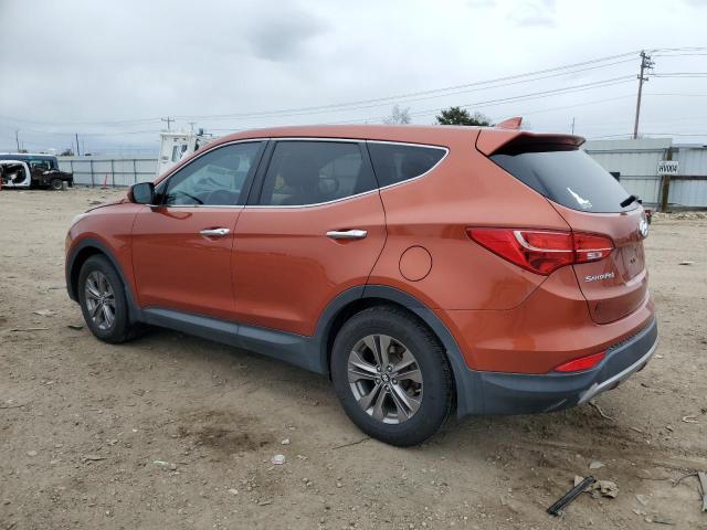 5XYZT3LB8DG027282 - 2013 HYUNDAI SANTA FE S ORANGE photo 2