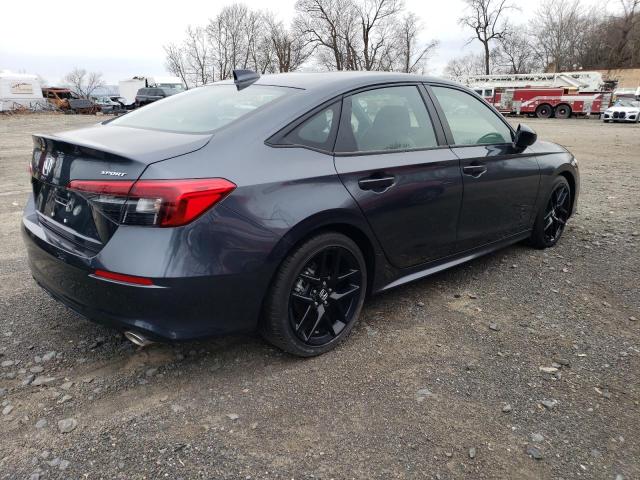 2HGFE2F51PH515431 - 2023 HONDA CIVIC SPORT GRAY photo 3