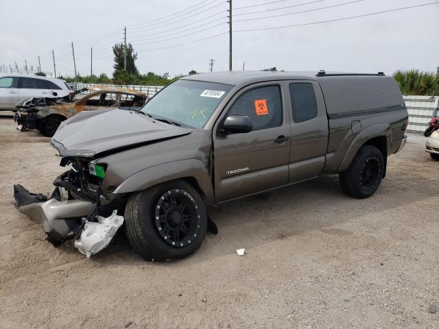 5TFTU4GN1FX078278 - 2015 TOYOTA TACOMA PRERUNNER ACCESS CAB GRAY photo 1