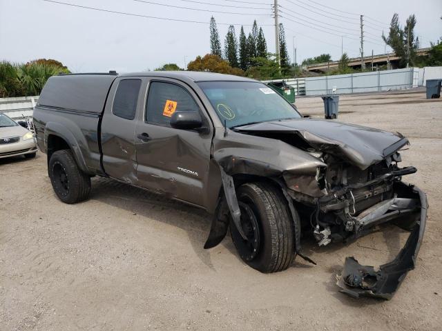 5TFTU4GN1FX078278 - 2015 TOYOTA TACOMA PRERUNNER ACCESS CAB GRAY photo 4