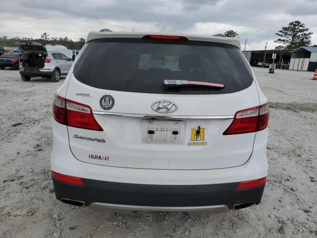 KM8SN4HF4FU095850 - 2015 HYUNDAI SANTA FE GLS WHITE photo 6