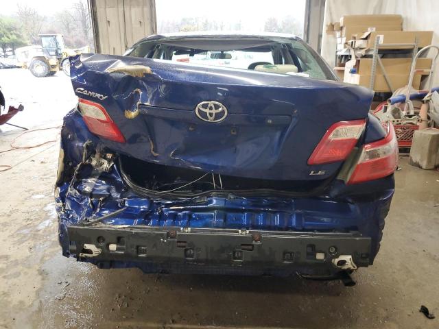 4T1BE46K57U031172 - 2007 TOYOTA CAMRY CE BLUE photo 6