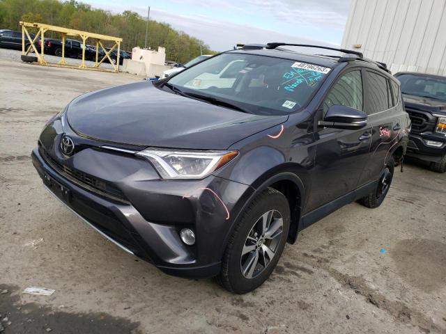 2T3WFREV5JW435241 - 2018 TOYOTA RAV4 ADVENTURE GRAY photo 1