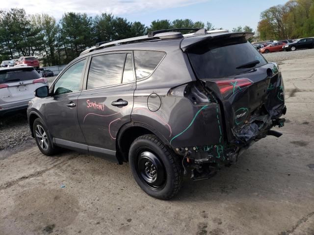 2T3WFREV5JW435241 - 2018 TOYOTA RAV4 ADVENTURE GRAY photo 2