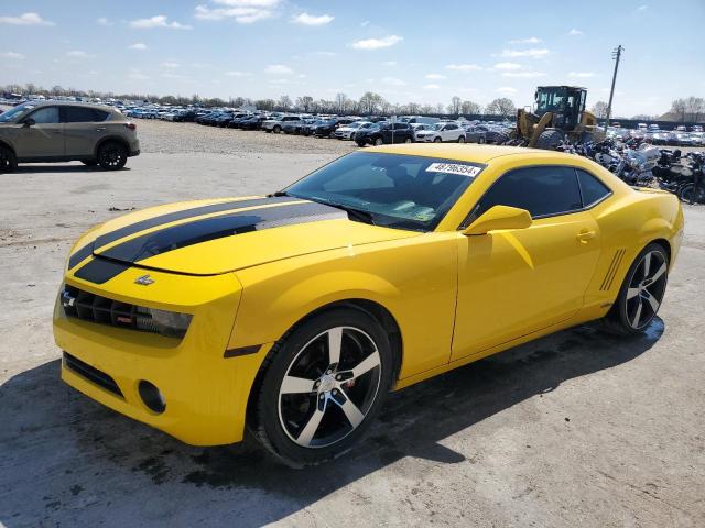 2G1FG1EVXA9131310 - 2010 CHEVROLET CAMARO LT YELLOW photo 1