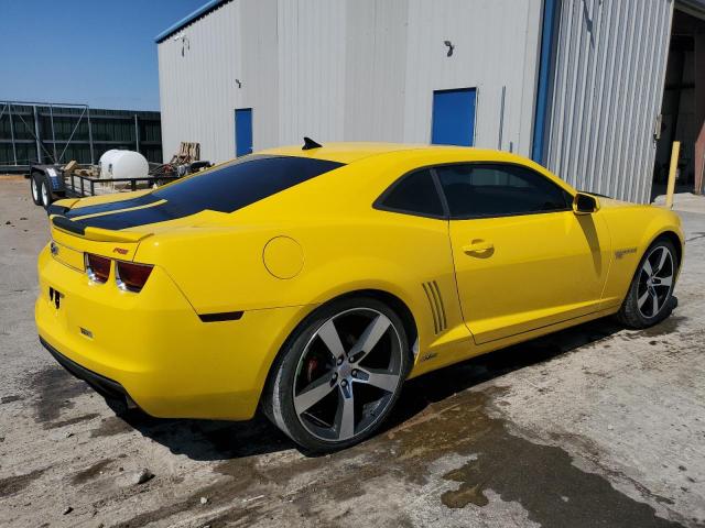 2G1FG1EVXA9131310 - 2010 CHEVROLET CAMARO LT YELLOW photo 3