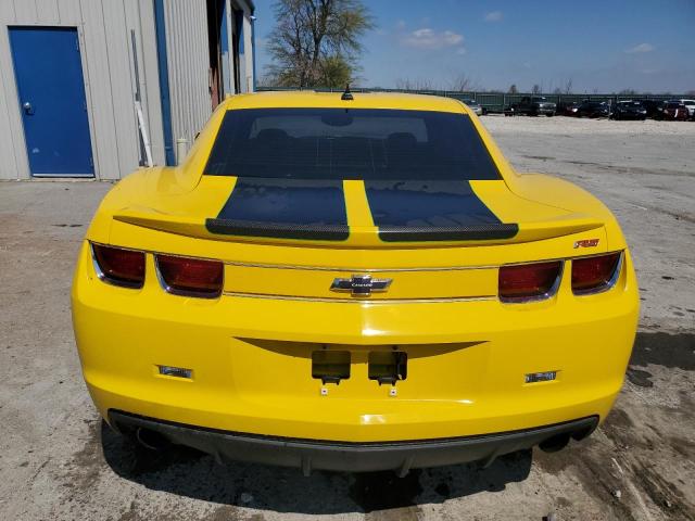 2G1FG1EVXA9131310 - 2010 CHEVROLET CAMARO LT YELLOW photo 6