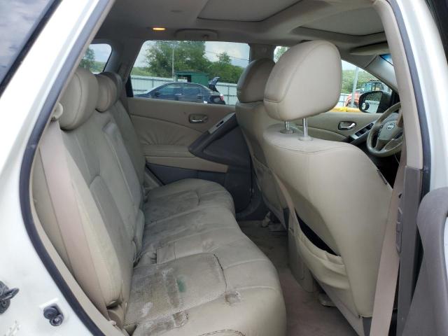 JN8AZ18U89W019790 - 2009 NISSAN MURANO S WHITE photo 11