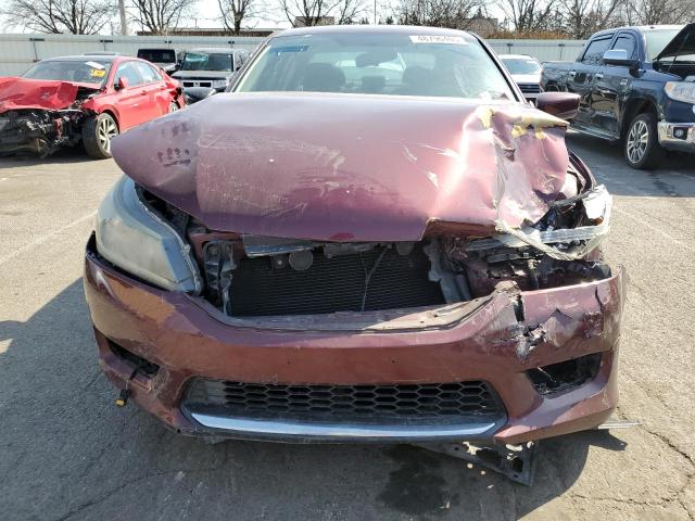 1HGCR2F5XFA223295 - 2015 HONDA ACCORD SPORT MAROON photo 5